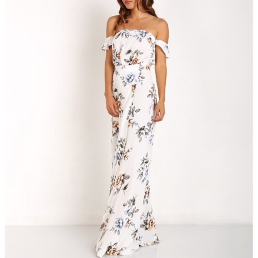 Flynn Skye Maxi White Rose